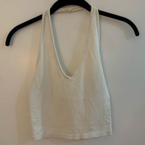 Brandy Melville White Halter Top
